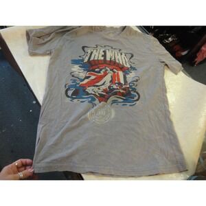 THE WHO rock and roll hall of fame museum inductee 1990 adult L band T-shirt